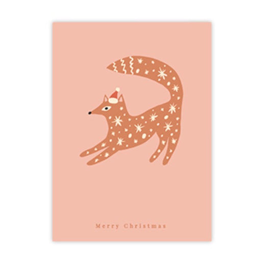 ‘MERRY CHRISTMAS’ kaartje