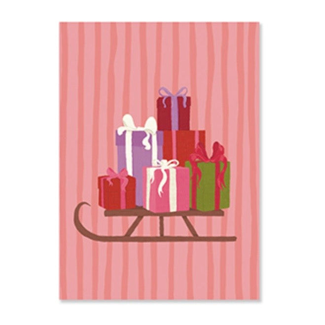 ‘SLEIGH WITH GIFTS’ kaartje