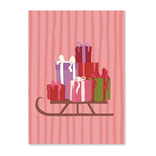 ‘SLEIGH WITH GIFTS’ kaartje