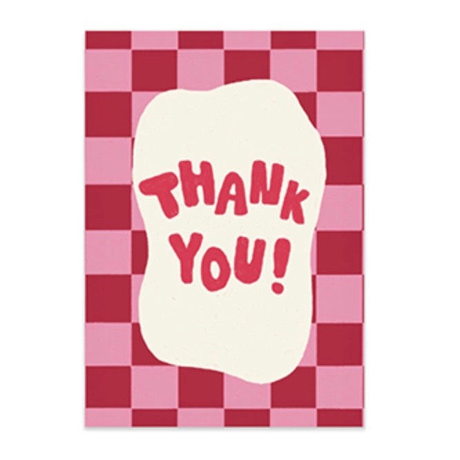 ‘THANK YOU!’ kaartje