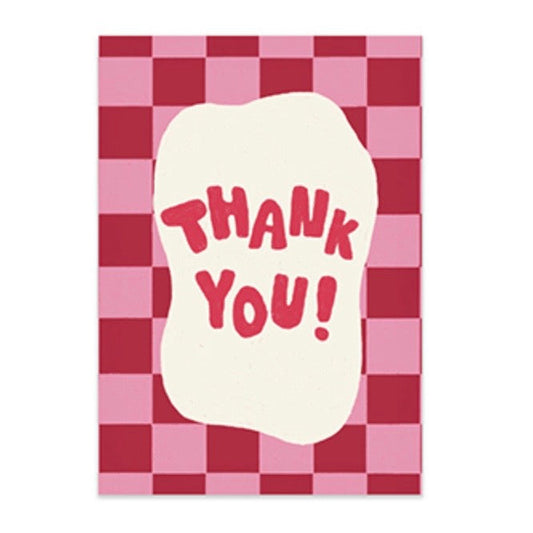 ‘THANK YOU!’ kaartje