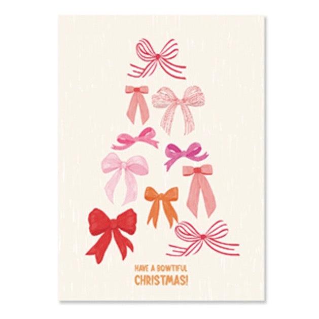 ‘BOWTIFUL CHRISTMAS’ kaartje