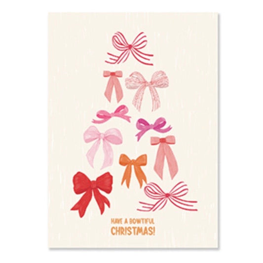 ‘BOWTIFUL CHRISTMAS’ kaartje