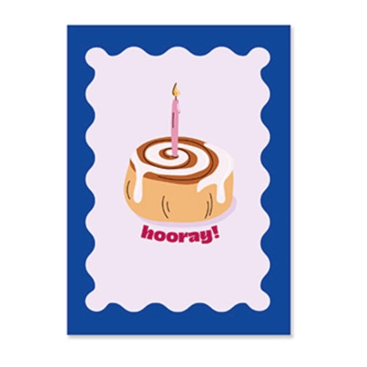 ‘HOORAY!’ kaartje