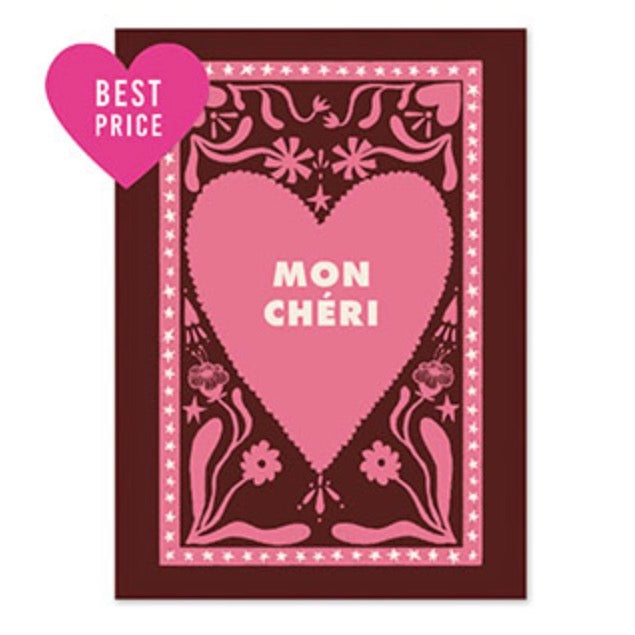 ‘MON CHÉRI’ kaartje