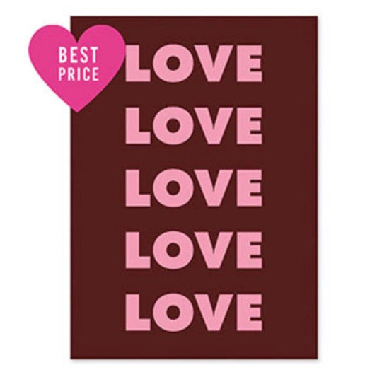 ‘LOVE’ kaartje