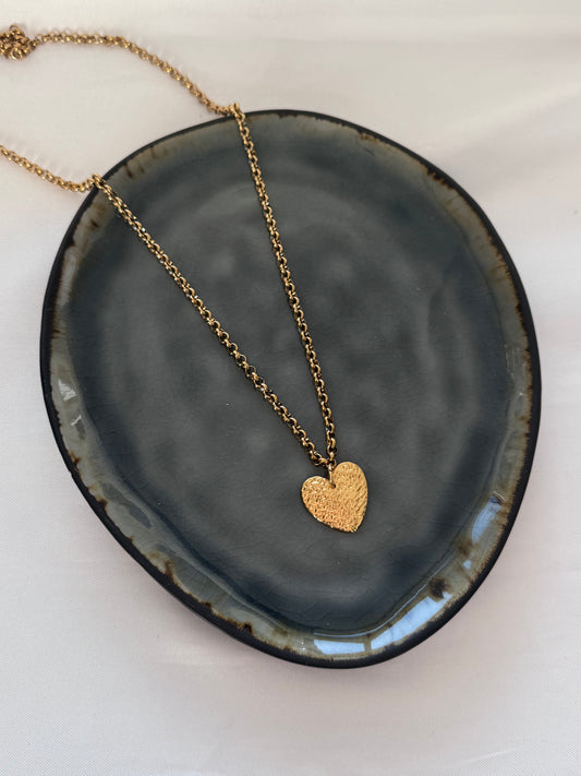 ‘SWEETHEART’ ketting - goud/zilver