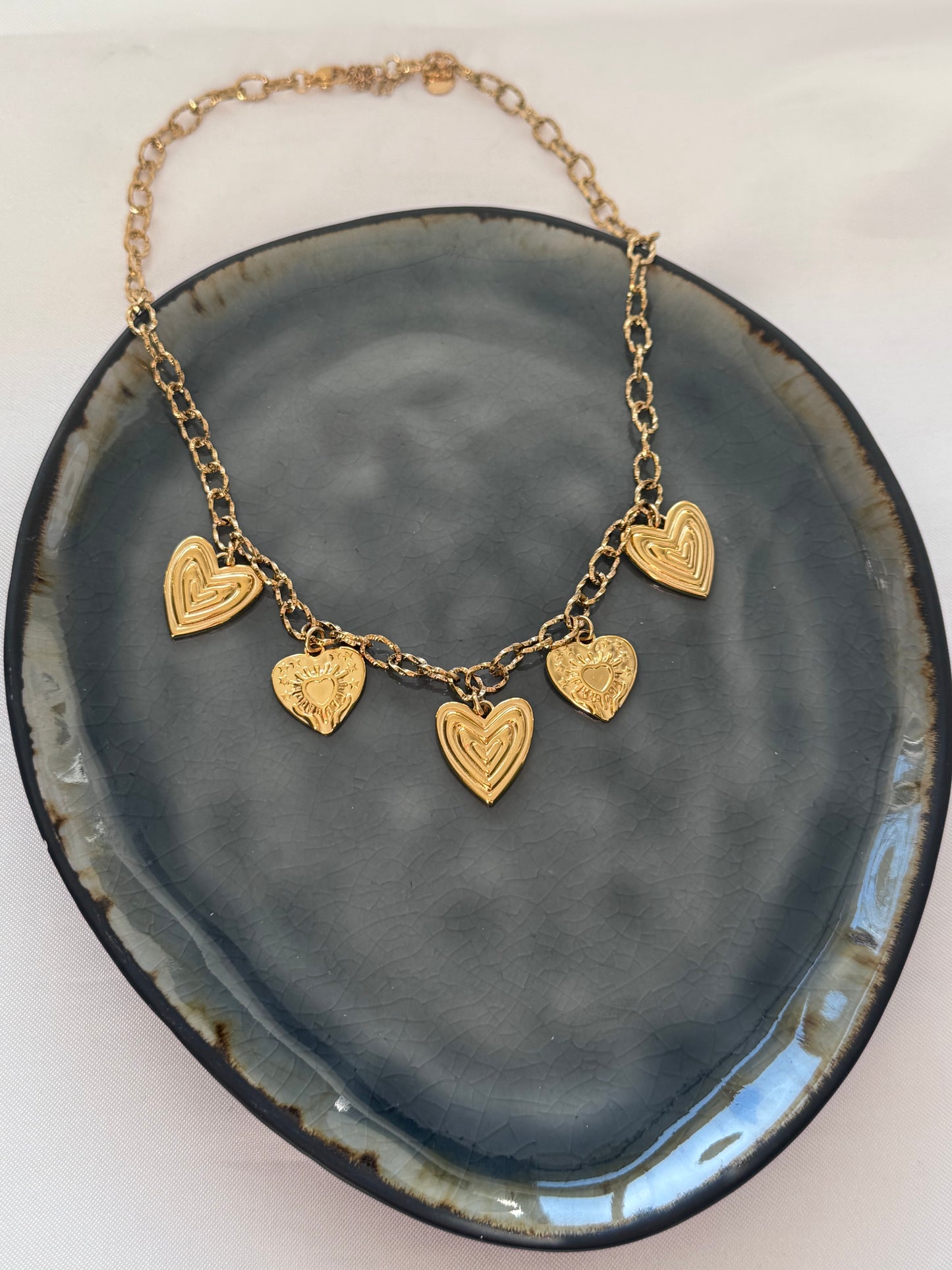 ‘LOVE CHARMS’ ketting - goud