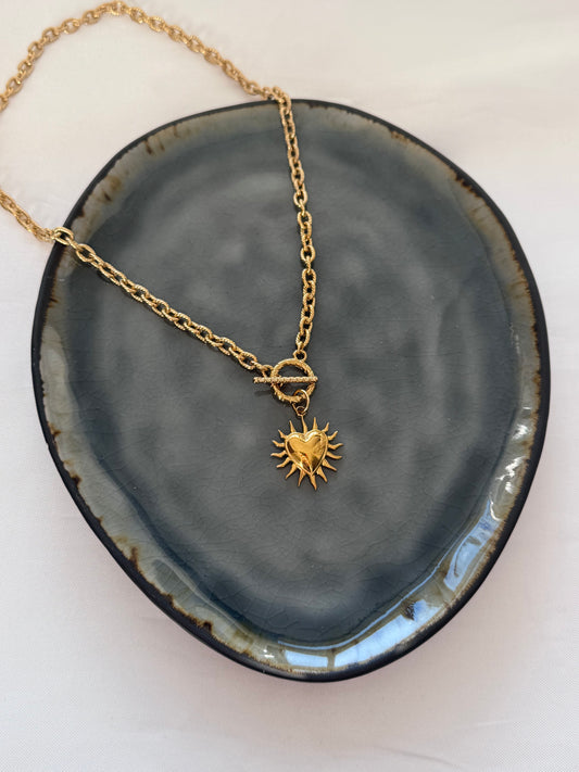‘LOTS OF LOVE’ ketting - goud