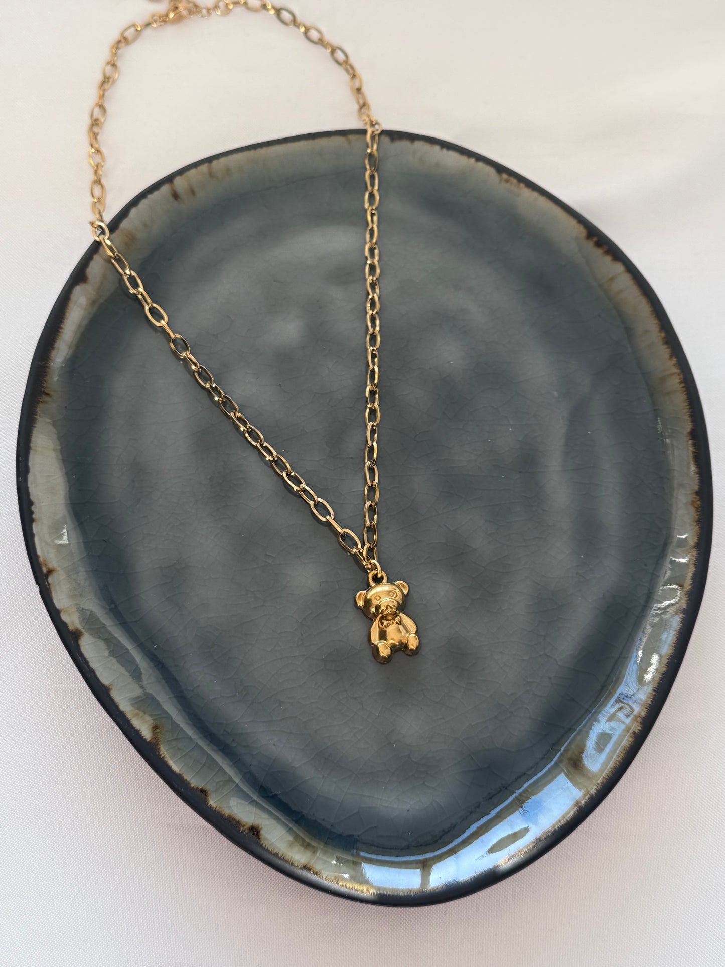 ‘TEDDY’ ketting - goud/zilver