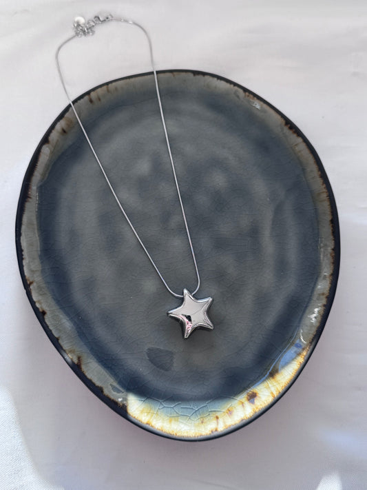 ‘STATEMENT STAR’ ketting - goud/zilver
