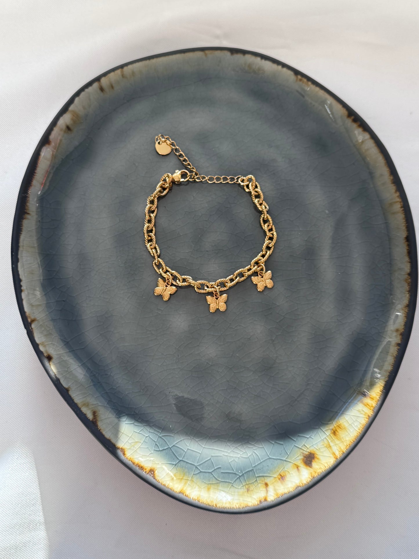 ‘BUTTERFLY’ armband - goud