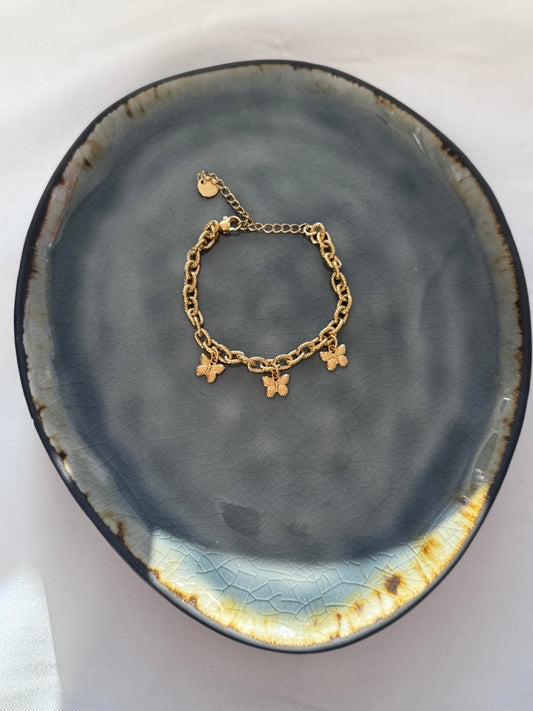 ‘BUTTERFLY’ armband - goud