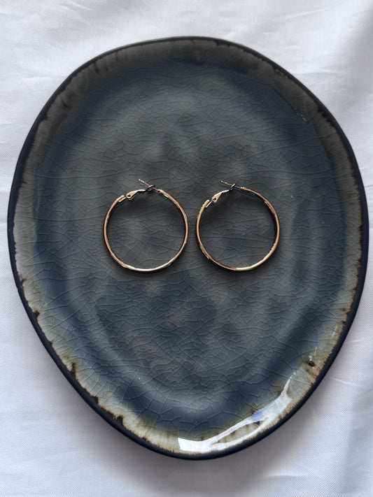 ‘LITTLE EMMA HOOPS’ oorbellen - goud/zilver