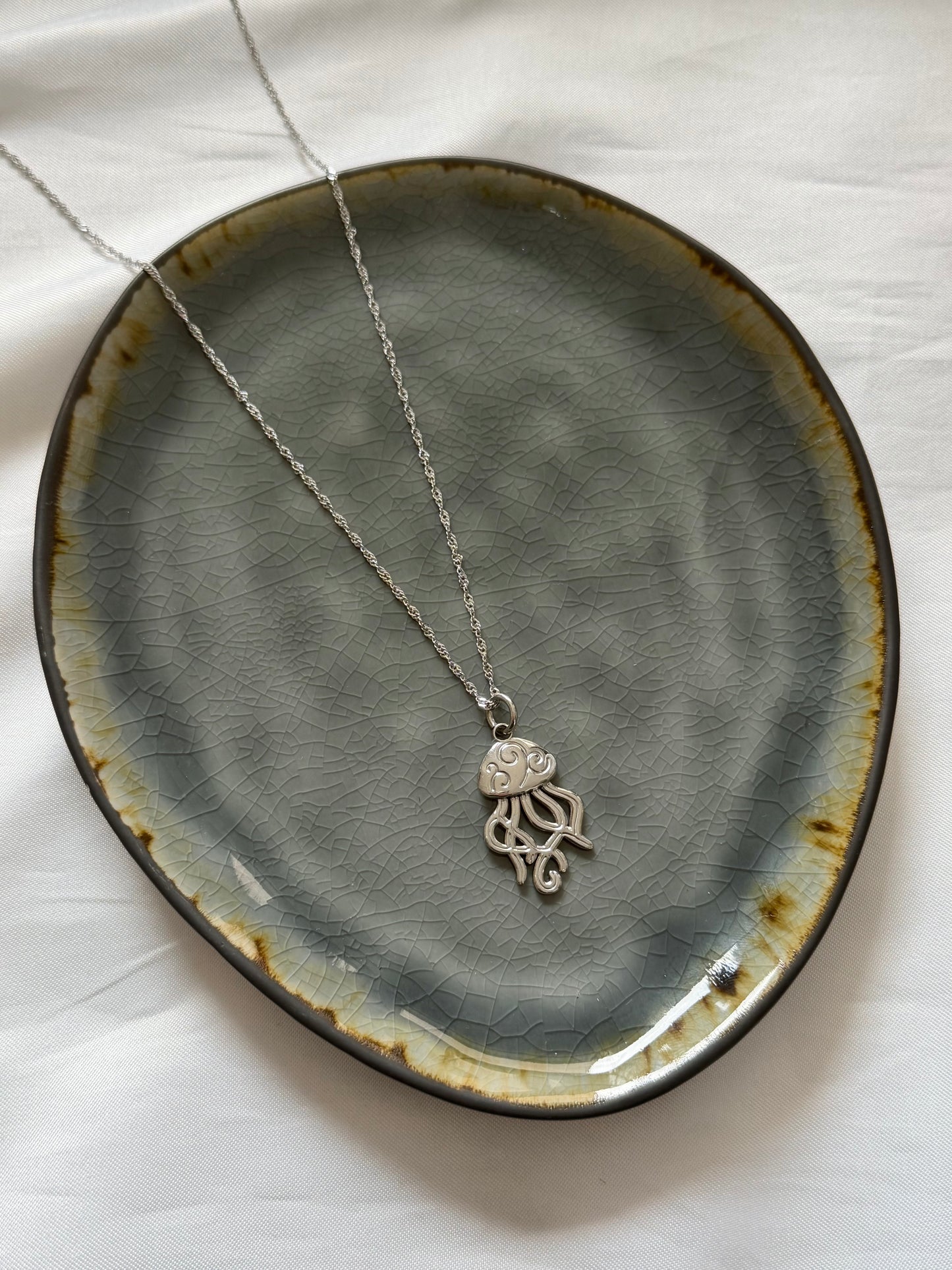 ‘OCTOPUS’ ketting - goud/zilver