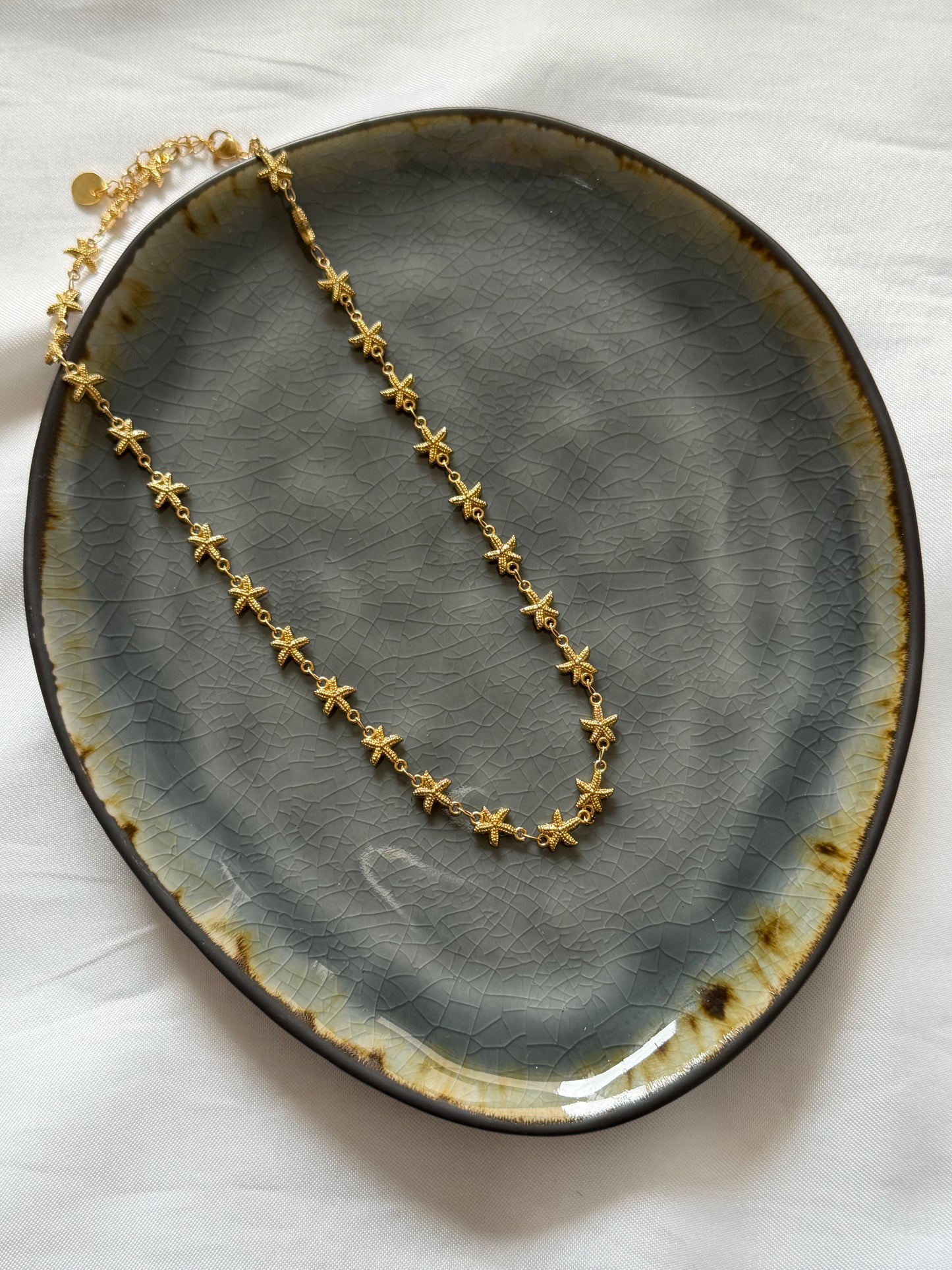 ‘MINI STARFISH’ ketting - goud