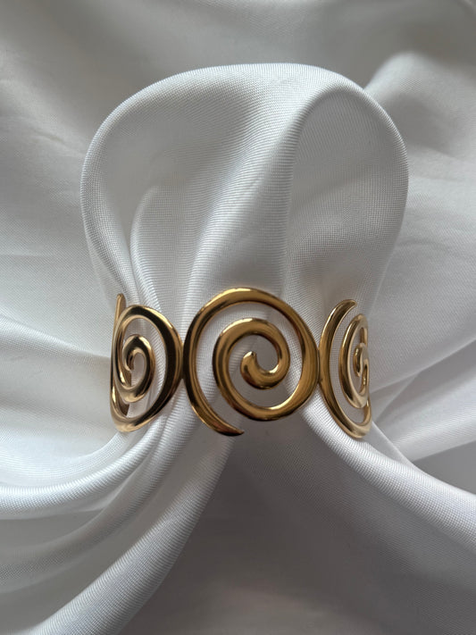 ‘MONA’ bangle - goud/zilver