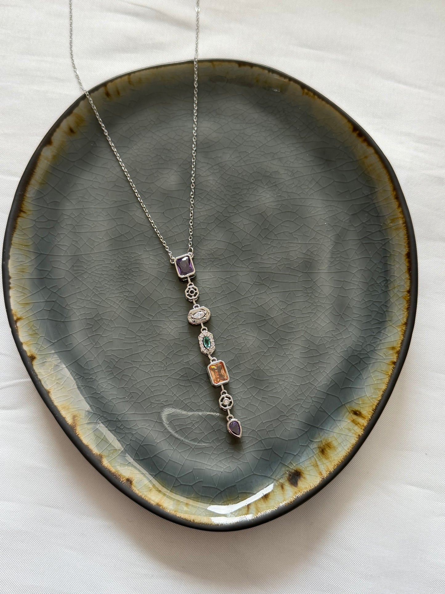 ‘CHRISTY’ ketting - goud/zilver
