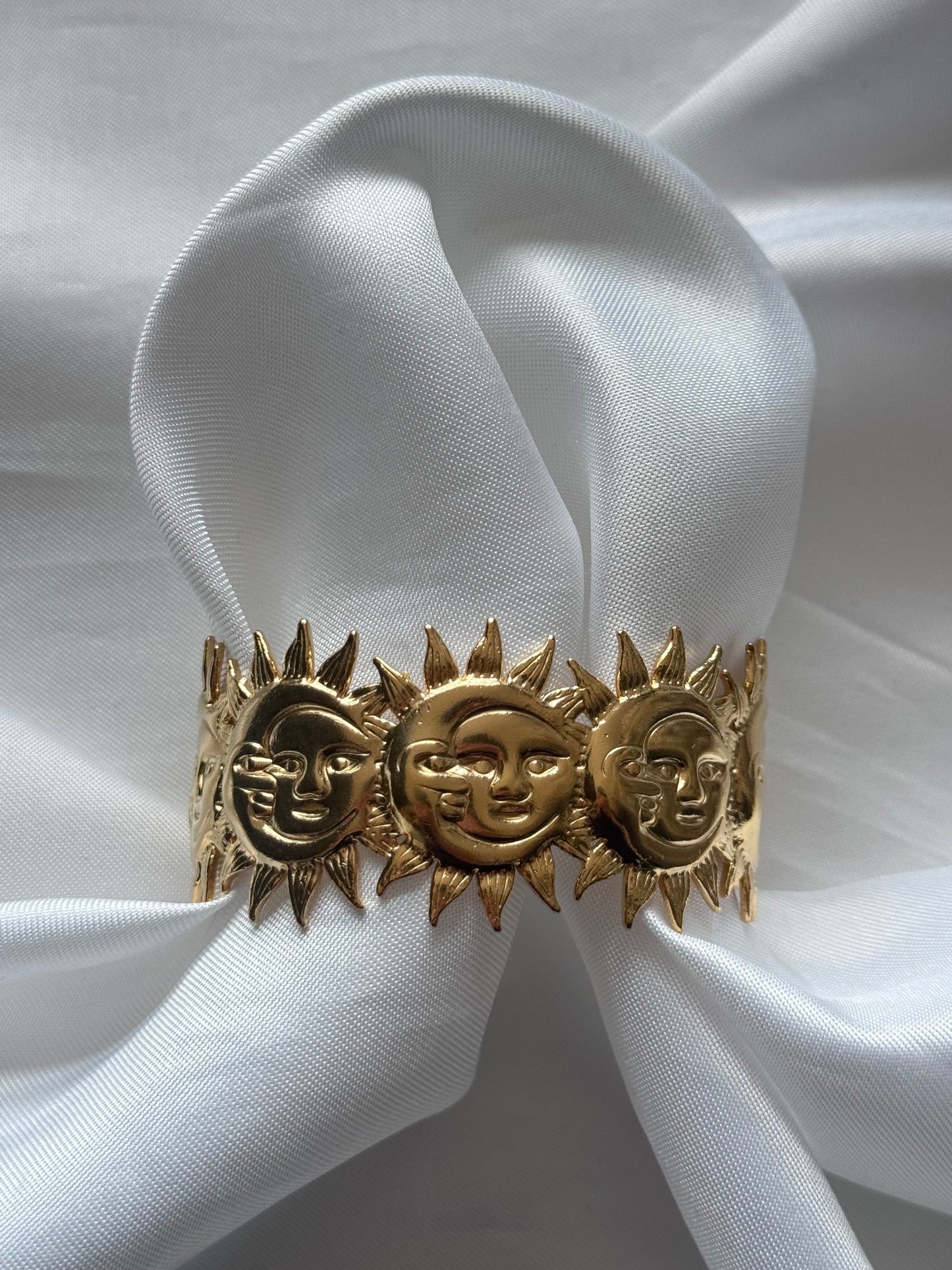 ‘SUN&MOON’ bangle - goud/zilver