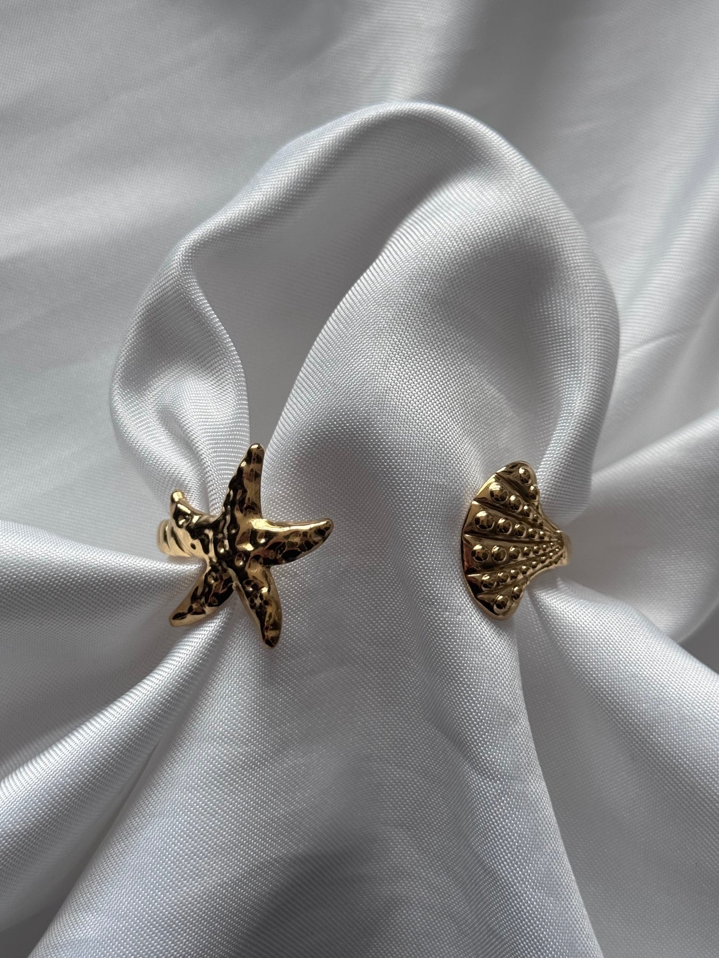 ‘BEACH DAY’ bangle - goud/zilver