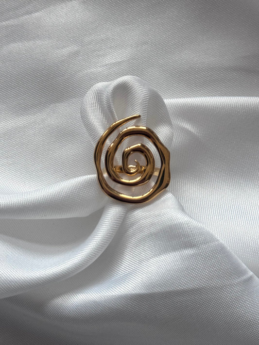 ‘SPIRAL’ ring - goud