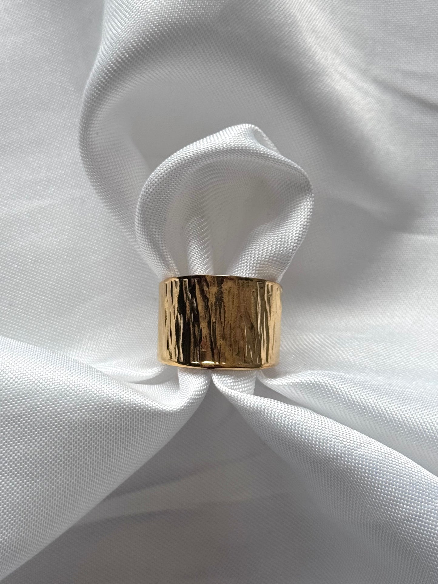 ‘STATEMENT’ ring - goud/zilver
