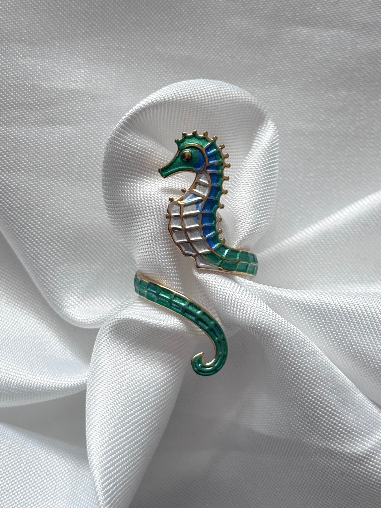 ‘SEAHORSE’ ring - goud