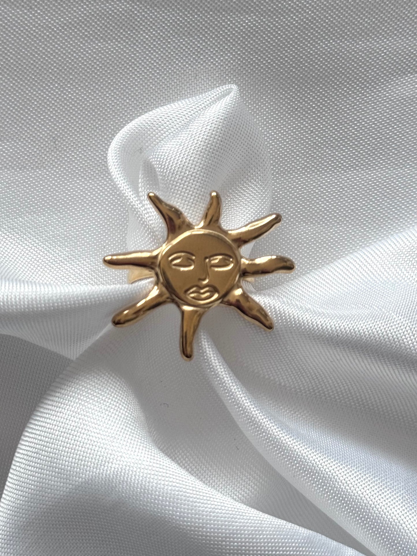 ‘SUNSHINE’ ring - goud/zilver