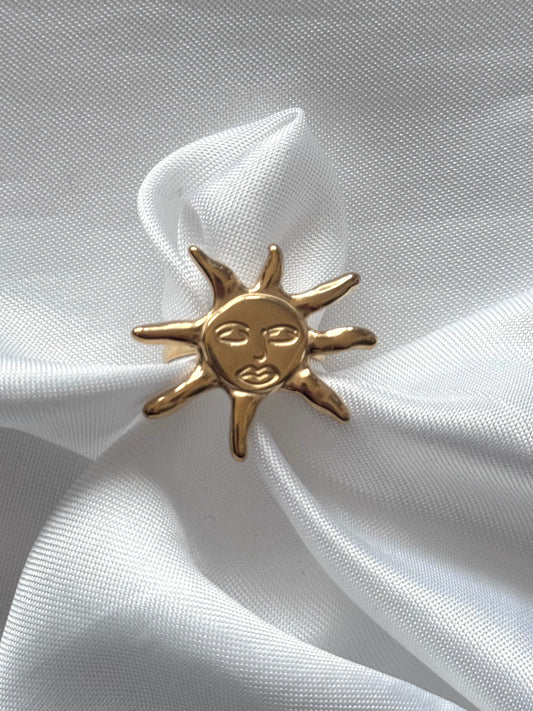 ‘SUNSHINE’ ring - goud/zilver