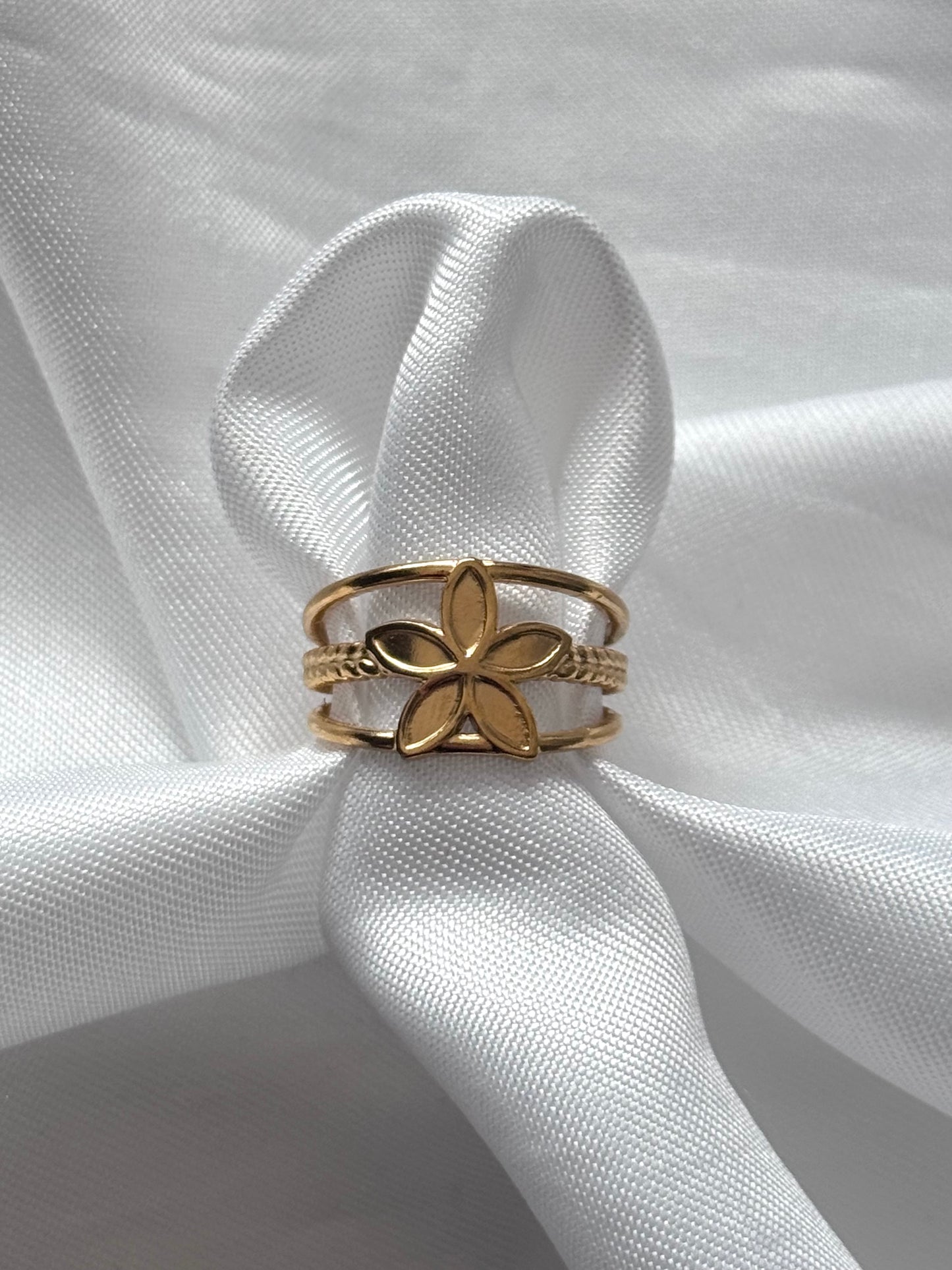 ‘LAYLA’ ring - goud/zilver
