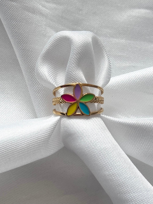 ‘COLOR’ ring - goud