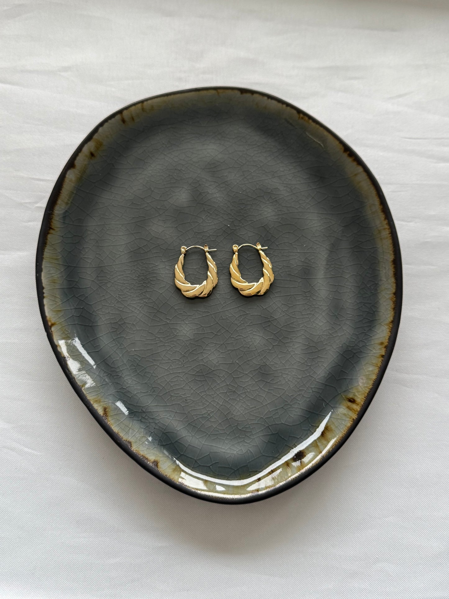 ‘JASMIJN’ oorbellen - goud/zilver