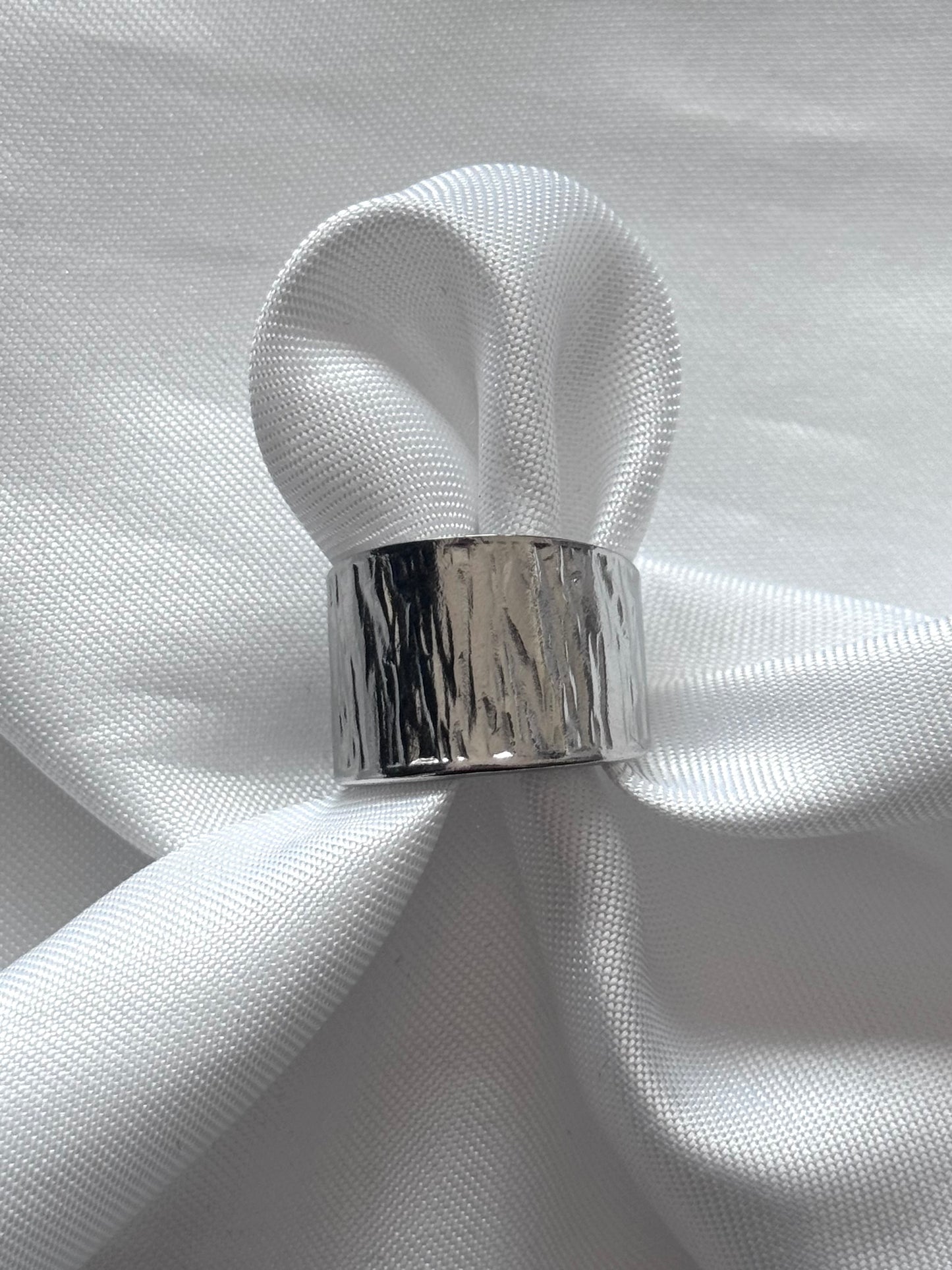 ‘STATEMENT’ ring - goud/zilver