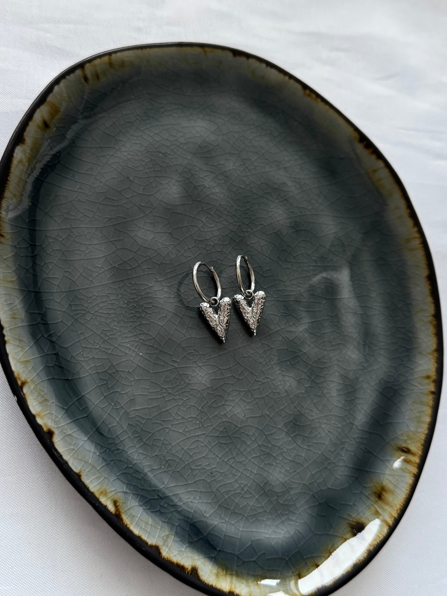 ‘ANNE’ oorbellen - goud/zilver