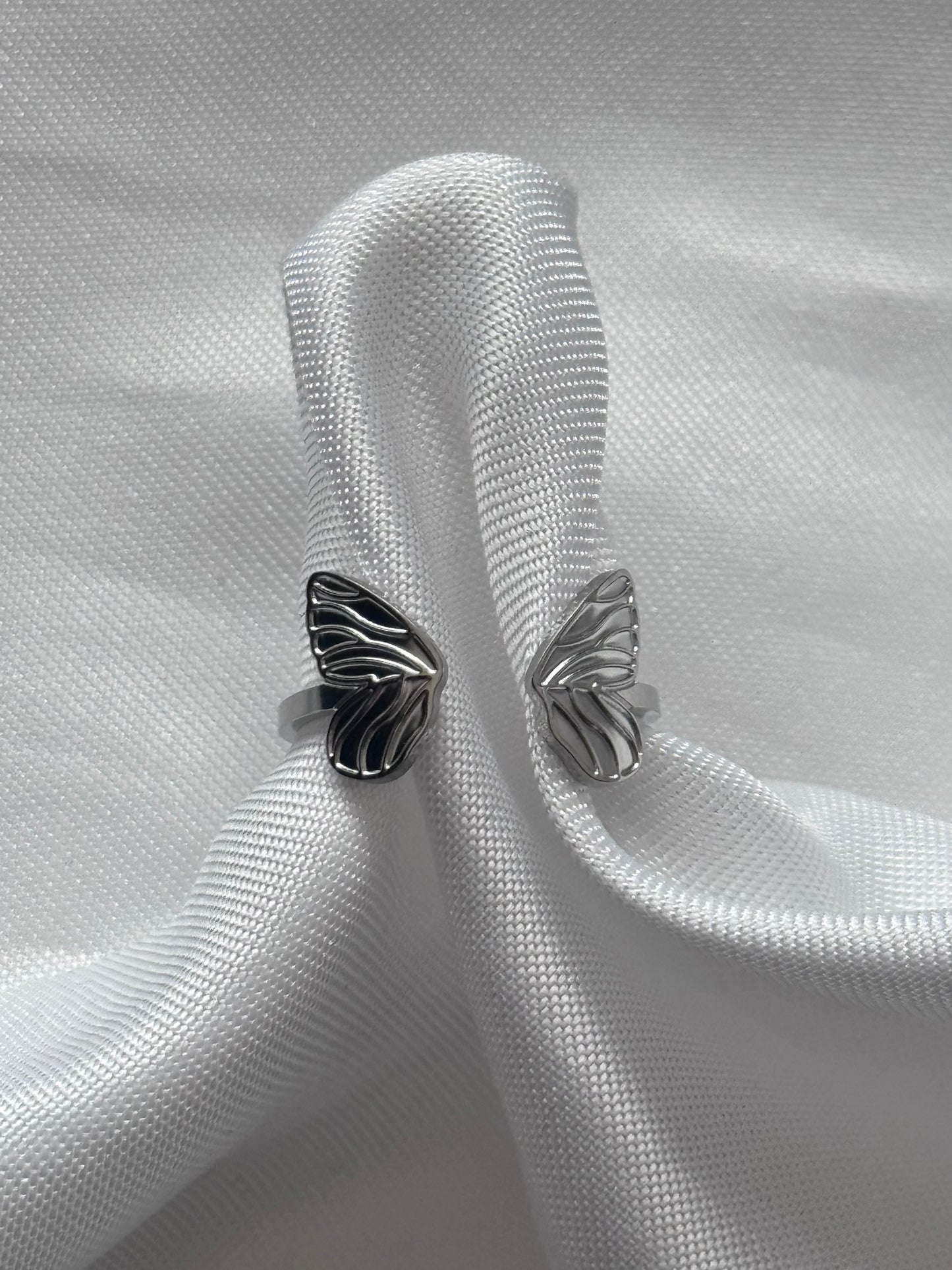 ‘WINGS’ ring - goud/zilver