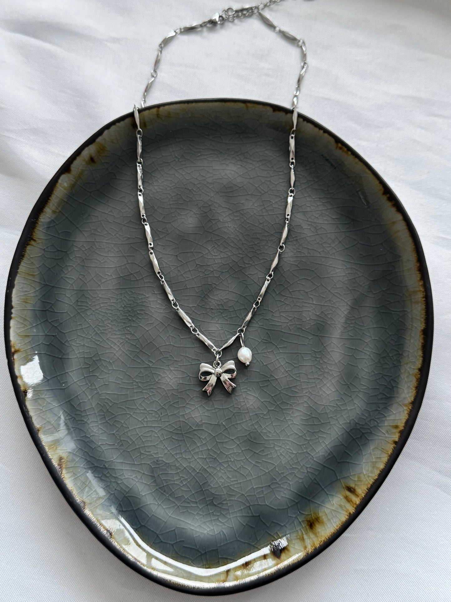 ‘DJARA’ ketting - goud/zilver