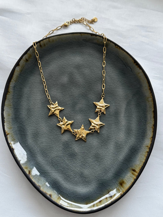 ‘SHINY STAR’ ketting - goud