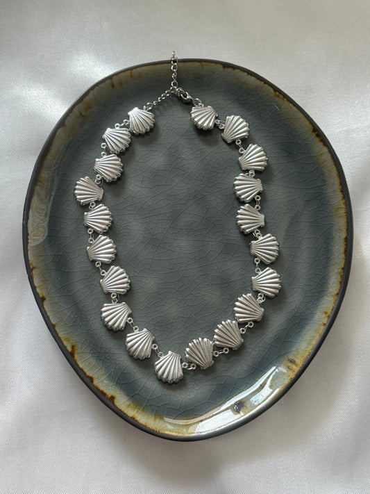 ‘BEACH’ ketting - zilver