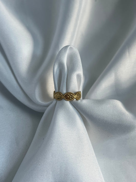 Kyra ring - goud/zilver