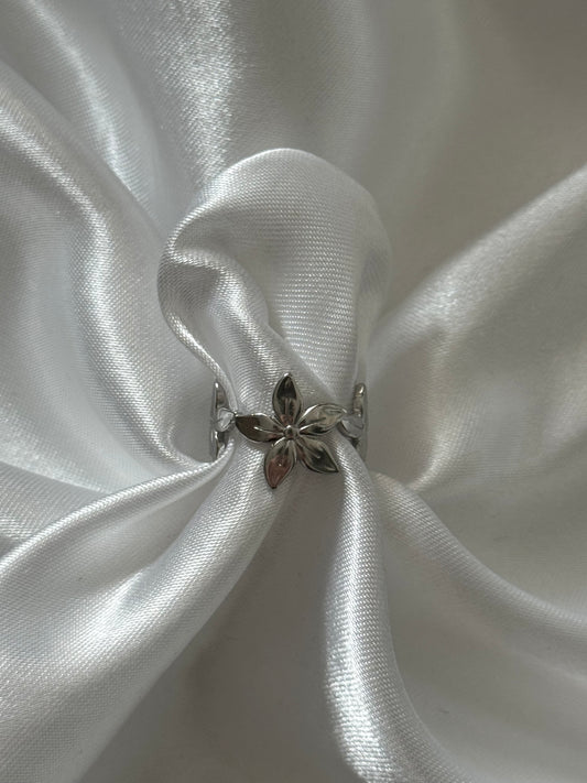 ‘FLORA’ ring - zilver