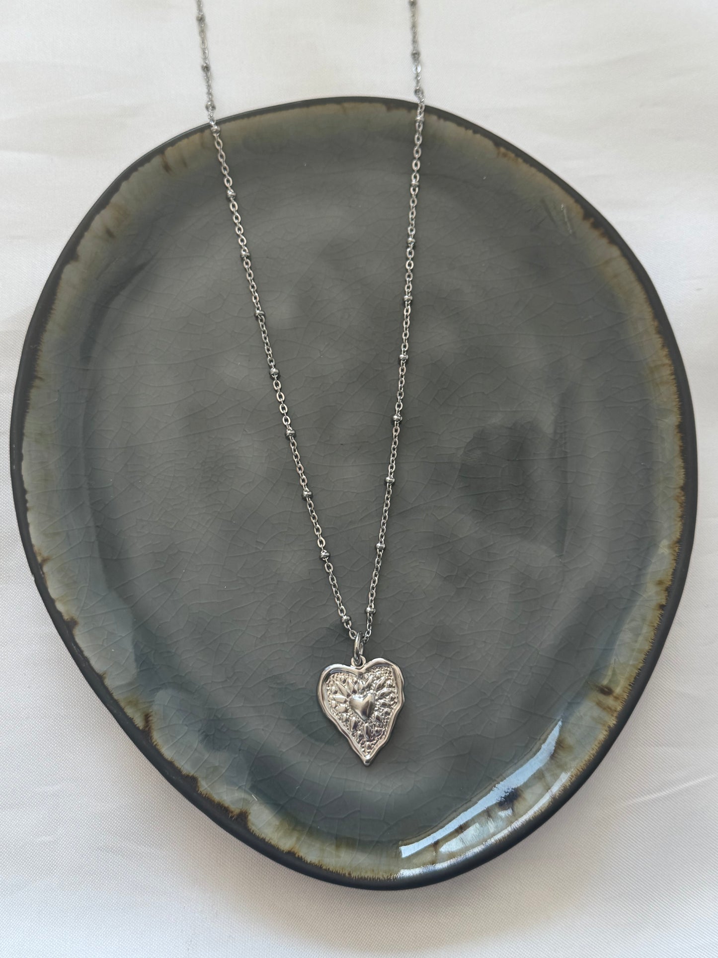 ‘MELTED LOVE’ ketting - goud/zilver