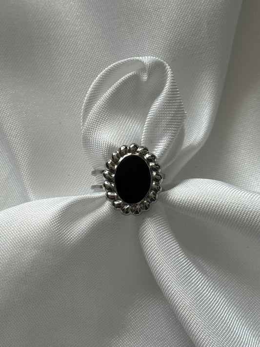 ‘AMBER’ ring - zilver