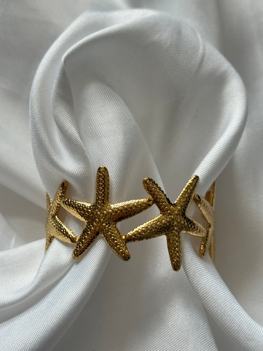‘BEACH VIBES’ bangle - goud