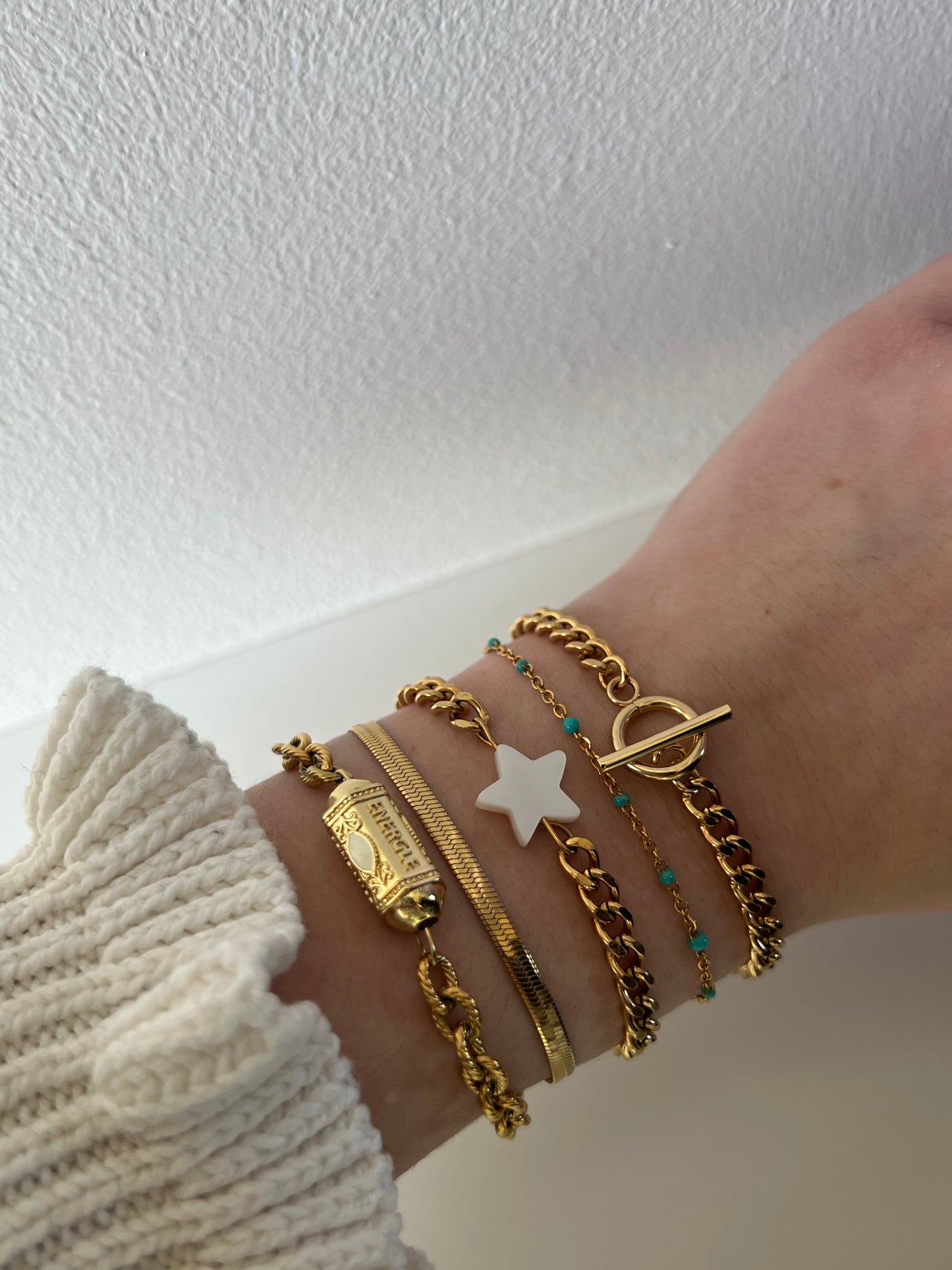 ‘CLASSY’ armband - zilver