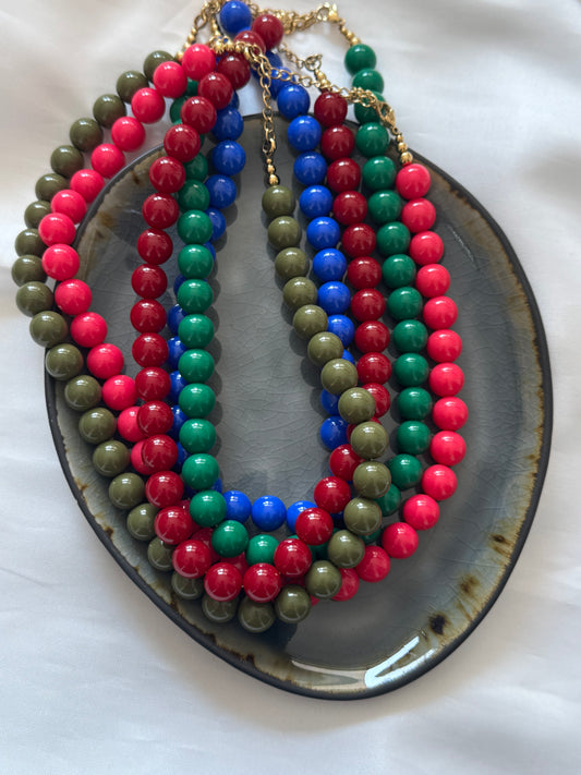 ‘BIG BEADS’ ketting - diverse kleuren