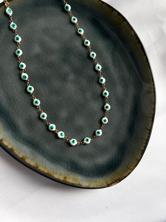 Evil eye ketting - goud
